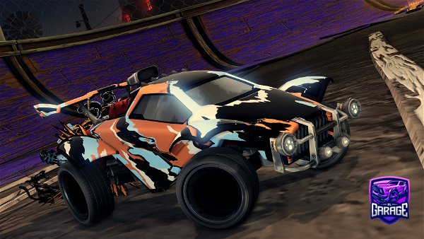 A Rocket League car design from -V3N0M-