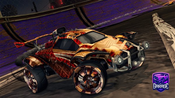 A Rocket League car design from -V3N0M-