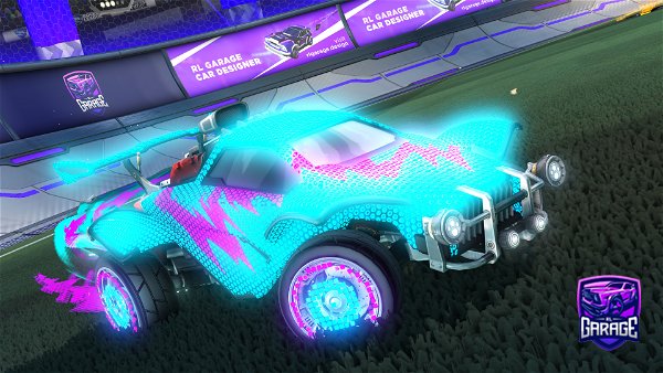 A Rocket League car design from est-oc31