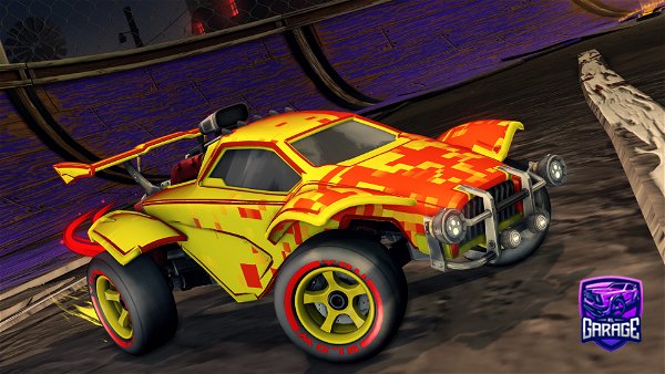 A Rocket League car design from bendyrhino