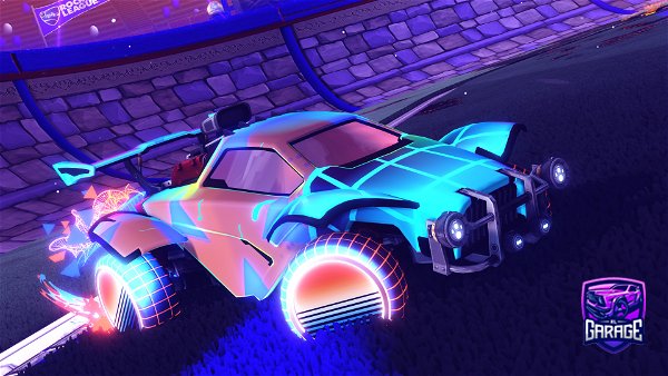 A Rocket League car design from -V3N0M-