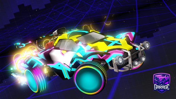 A Rocket League car design from -V3N0M-